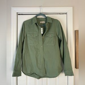 Madewell Garment-Dyed Twill Shirt Jacket